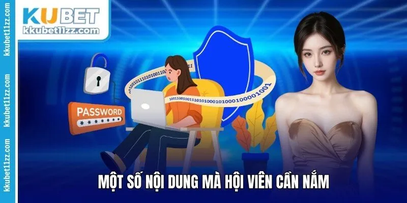 Một số nội dung mà hội viên cần nắm 